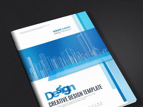 藍色科技通用公司形象畫冊設(shè)計——高清AI模板與通信設(shè)備銷售宣傳素材